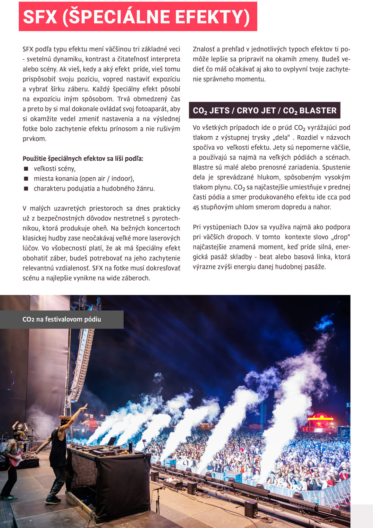 eBook Ako sa fotí zvuk masterclass - koncert a event fotografia - ukážka